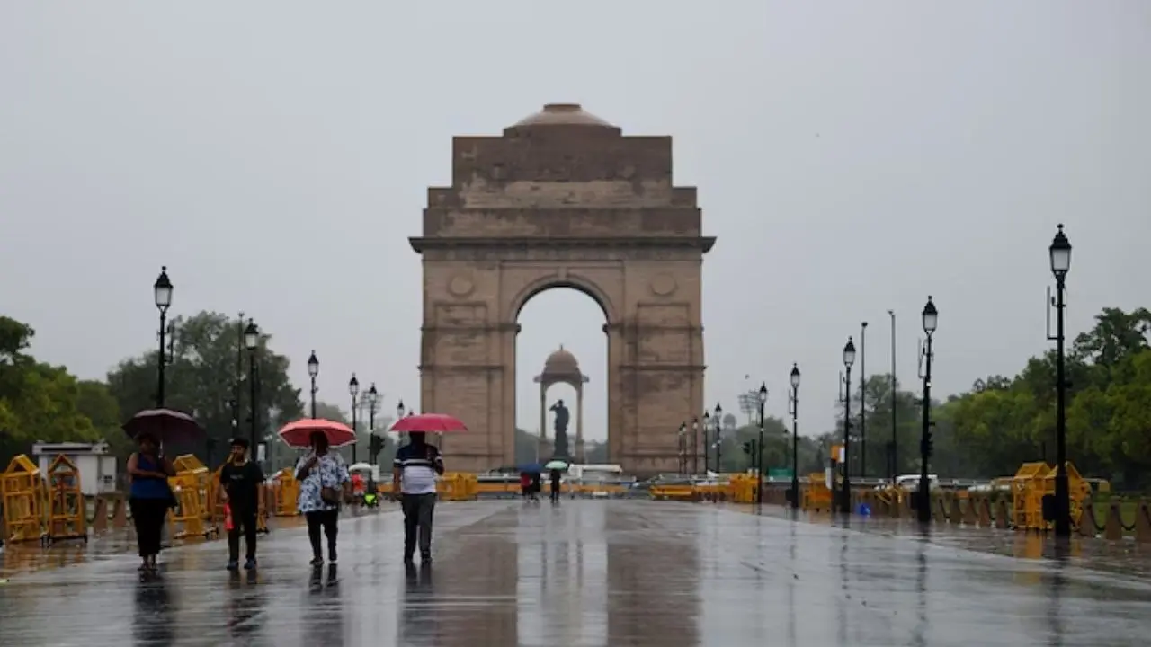 Delhi rainfall record 2025