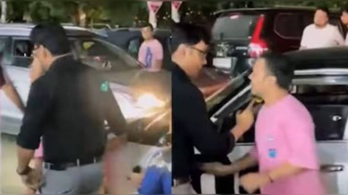 Delhi Roadside Clash Turns Dramatic: Woman Hurls Abuse as Men Exchange Blows—'Bigg Boss Material!'  