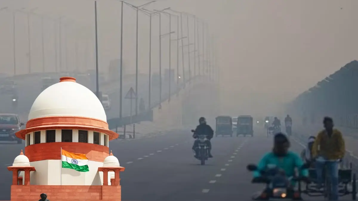 Delhi toll booth traffic jam pollution control Supreme Court order