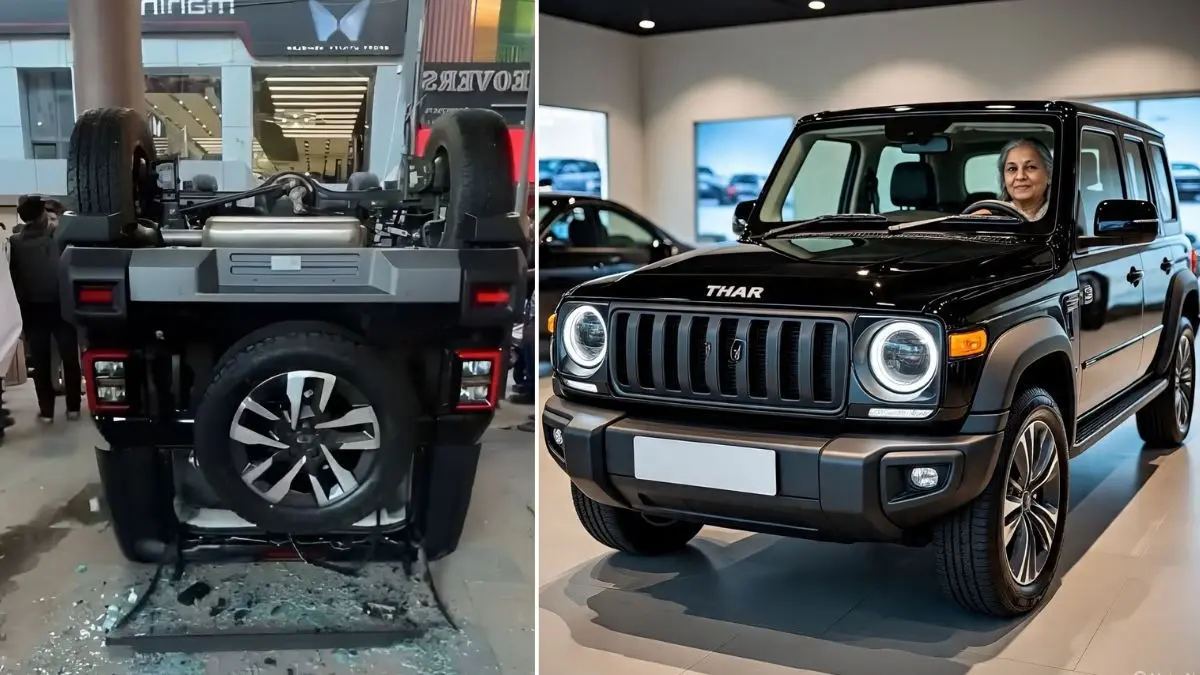 Delhi Women Thar Crash