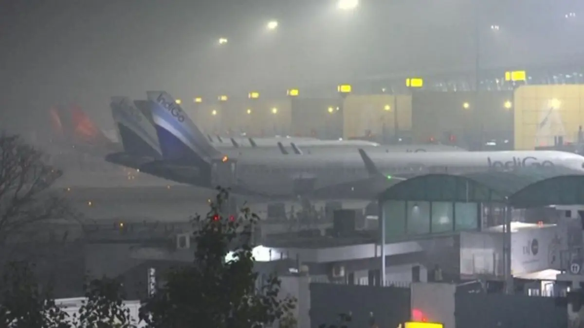 Dense Fog Disrupts Flight Operations at Delhi's IGI Airport; IndiGo Issues Travel Advisory