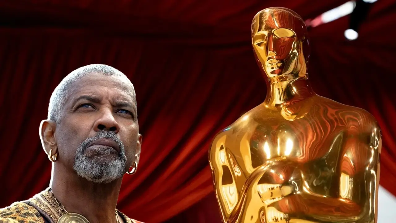 Denzel Washington in a still from Gladiator 2