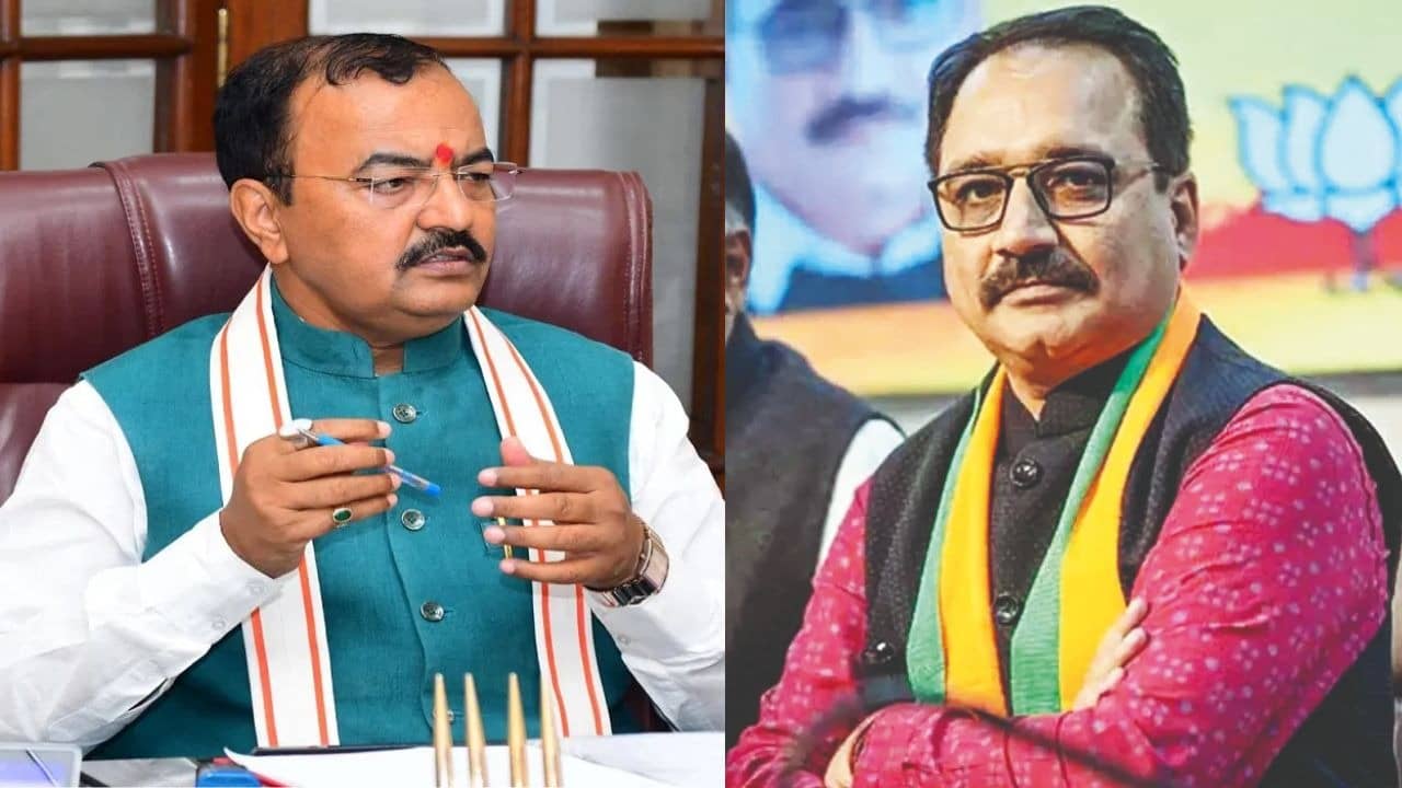 Deputy CM Keshav Prasad Maurya spoke to Delhi BJP Presiden Virendra Sachdeva