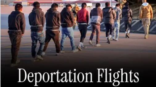 'Those Who Enter US Illegally Will...': Trump 'Sends Strong Message to World' Hundreds of migrants across the country were arrested, with several deported on military aircraft.