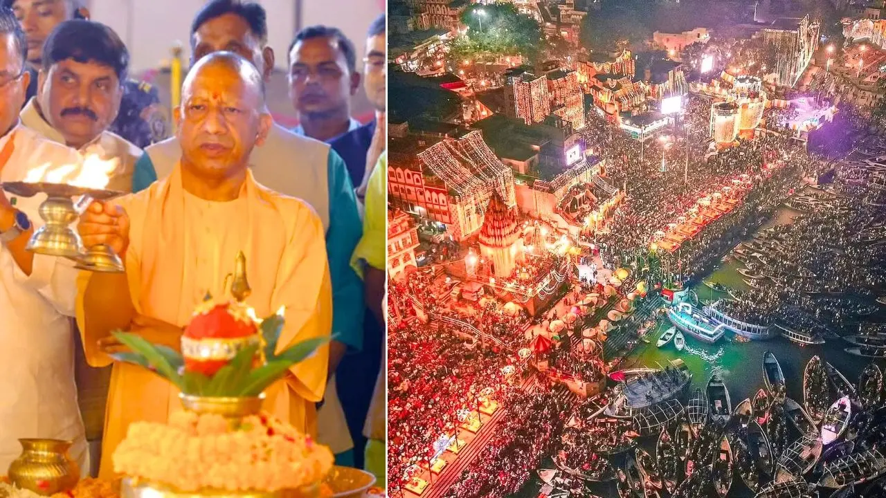 Dev Deepavali: काशी में भव्य देव दीपावली, 25 लाख दीयों से जगमगाए घाट; क्रूज पर सवार होकर CM योगी ने उठाया लुत्फ Dev Deepawali