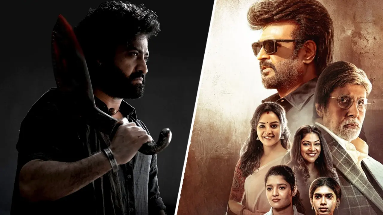 Vettaiyan Box Office Collection Day 1: Rajinikanth Starrer Scores Early Lead Over Devara In Telugu Devara (L) and Vettaiyan (R) movie posters