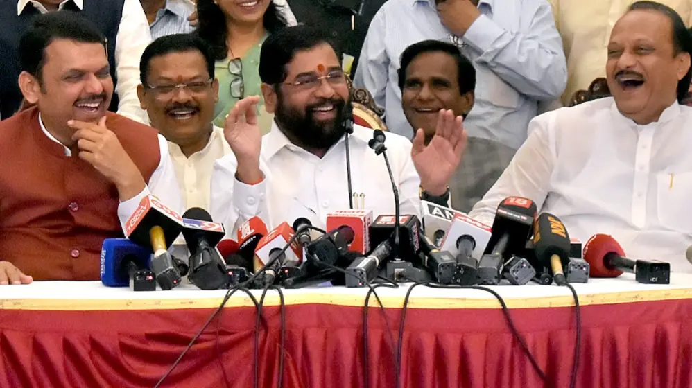 महाराष्ट्र में विभागों का बंटवारा