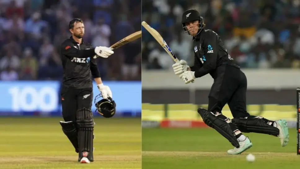 Devon Conway and Finn Allen