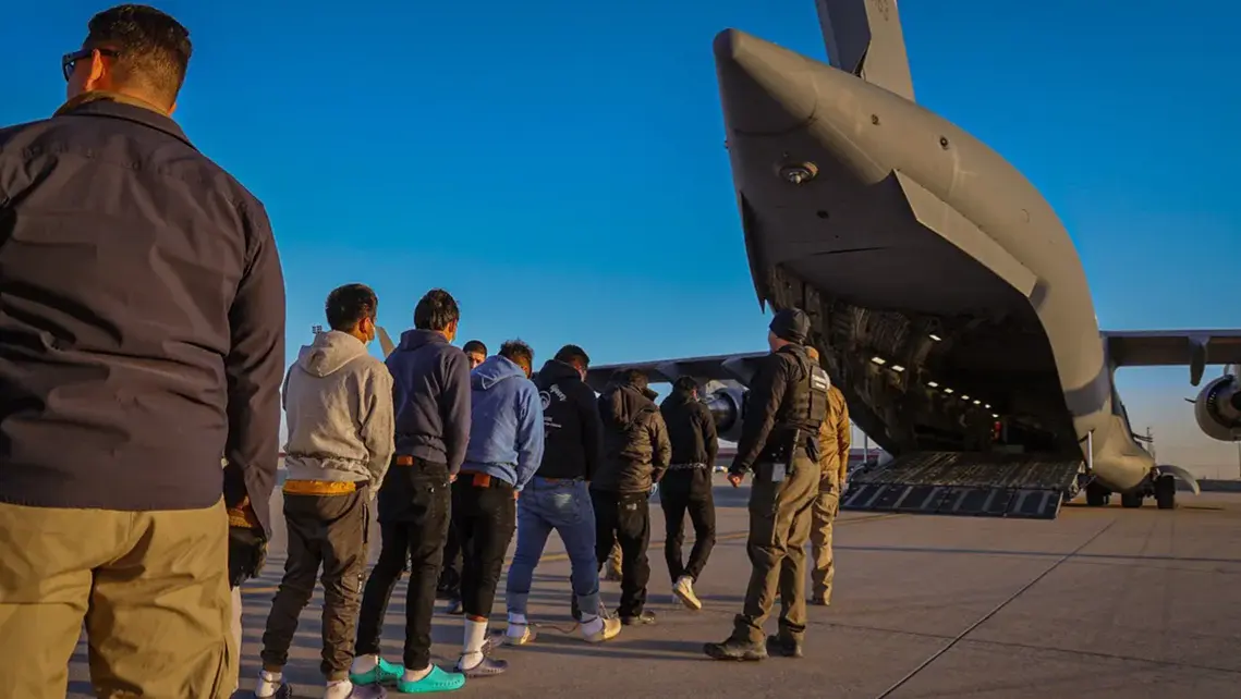 Indian migrants deported