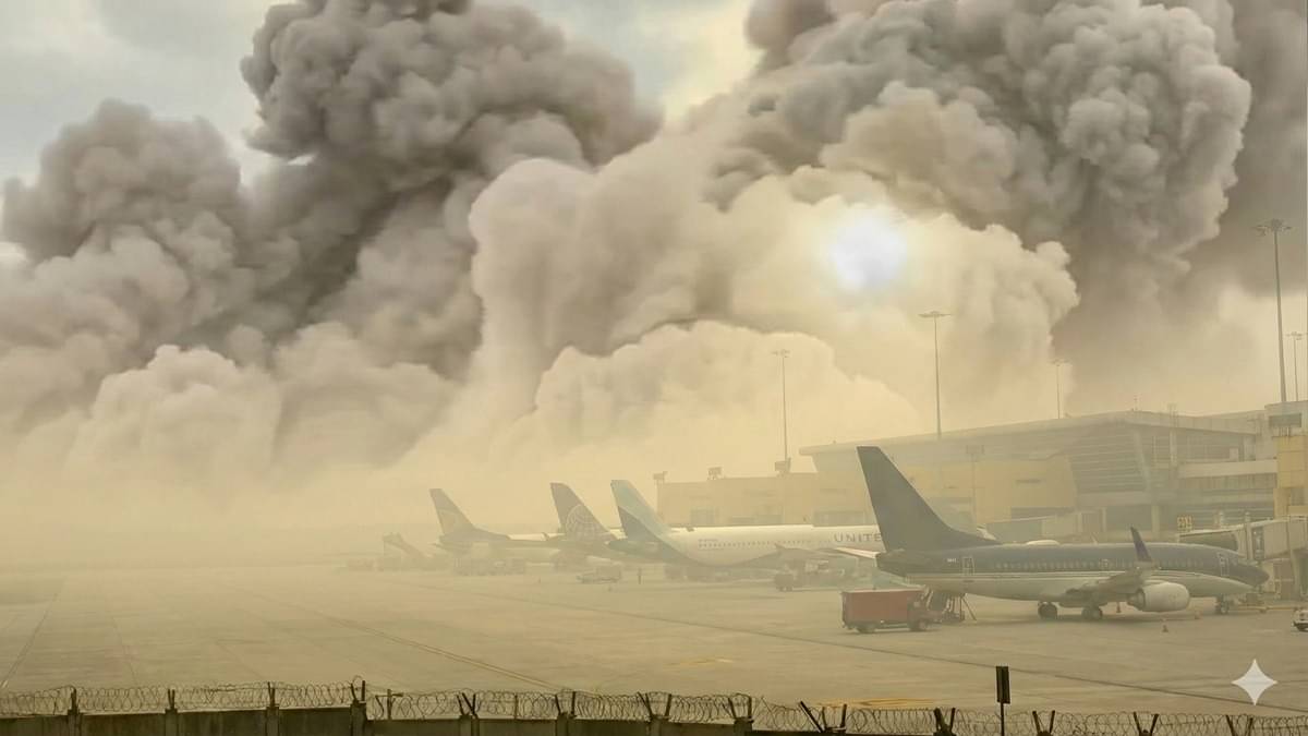 republicworld.com - Abhishek Tiwari - Ethiopian Volcano Shoots Ash Cloud: DGCA Orders Indian Airlines To Reroute, Conduct Fuel Checks And Avoid Ash Zone