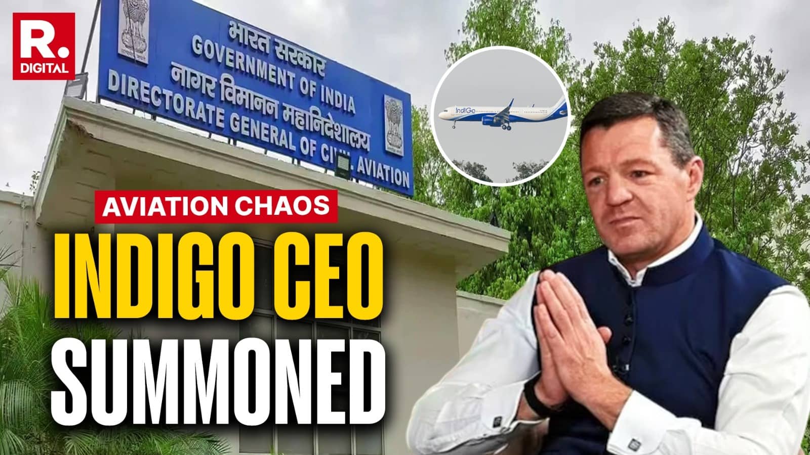 DGCA Summons IndiGo CEO Pieter Elbers Amid Flight Disruptions