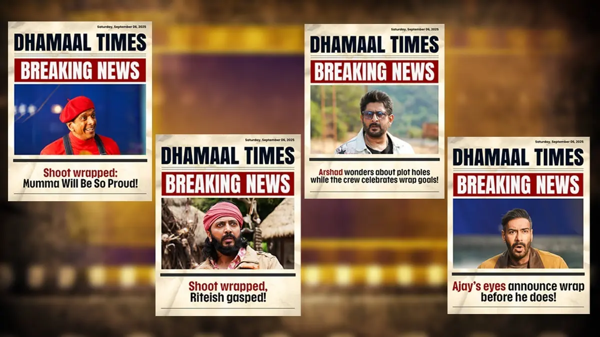 Dhamaal 4 First Look: Ajay Devgn, Riteish Deshmukh, Arshad Warsi And Jaaved Jaaferi, Meet The Full Cast Of Comedy Drama; To Hit The Theatres On Eid 2026 Dhamaal 4 Posters