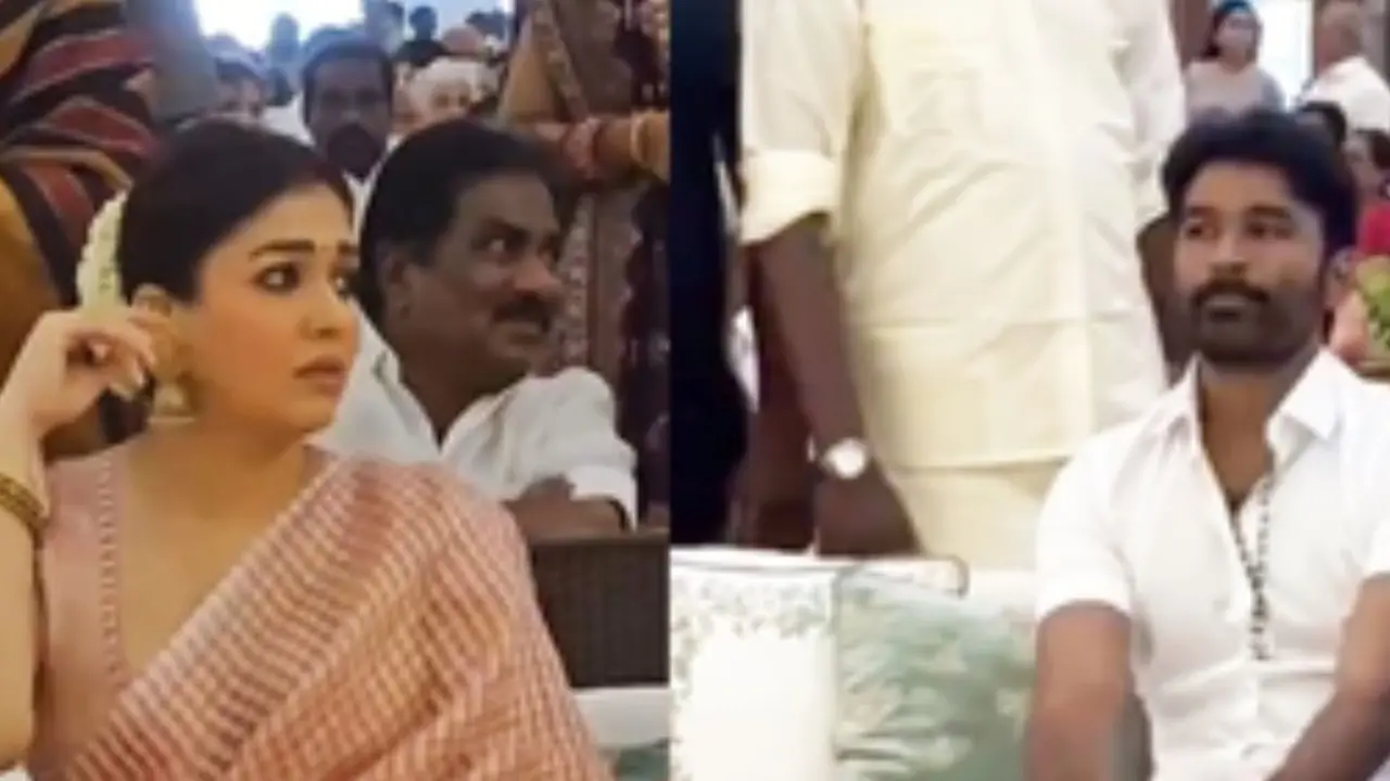 Dhanush and Nayantara