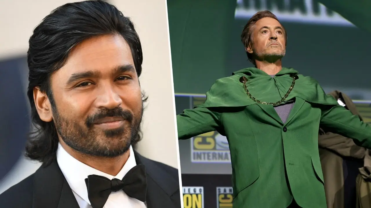 Dhanush In Avengers 5? Tamil Star Reportedly Joining $30 Billion Superhero Franchise Dhanush (L), Robert Downey Jr