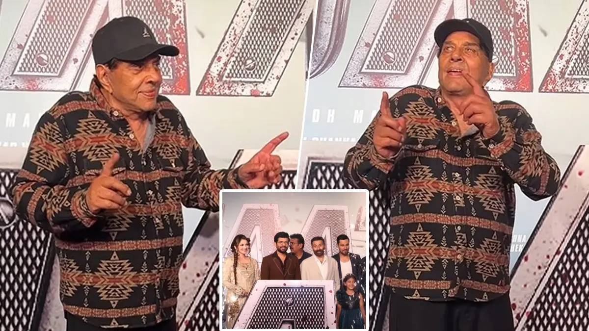 Dharmendra at Jaat premiere