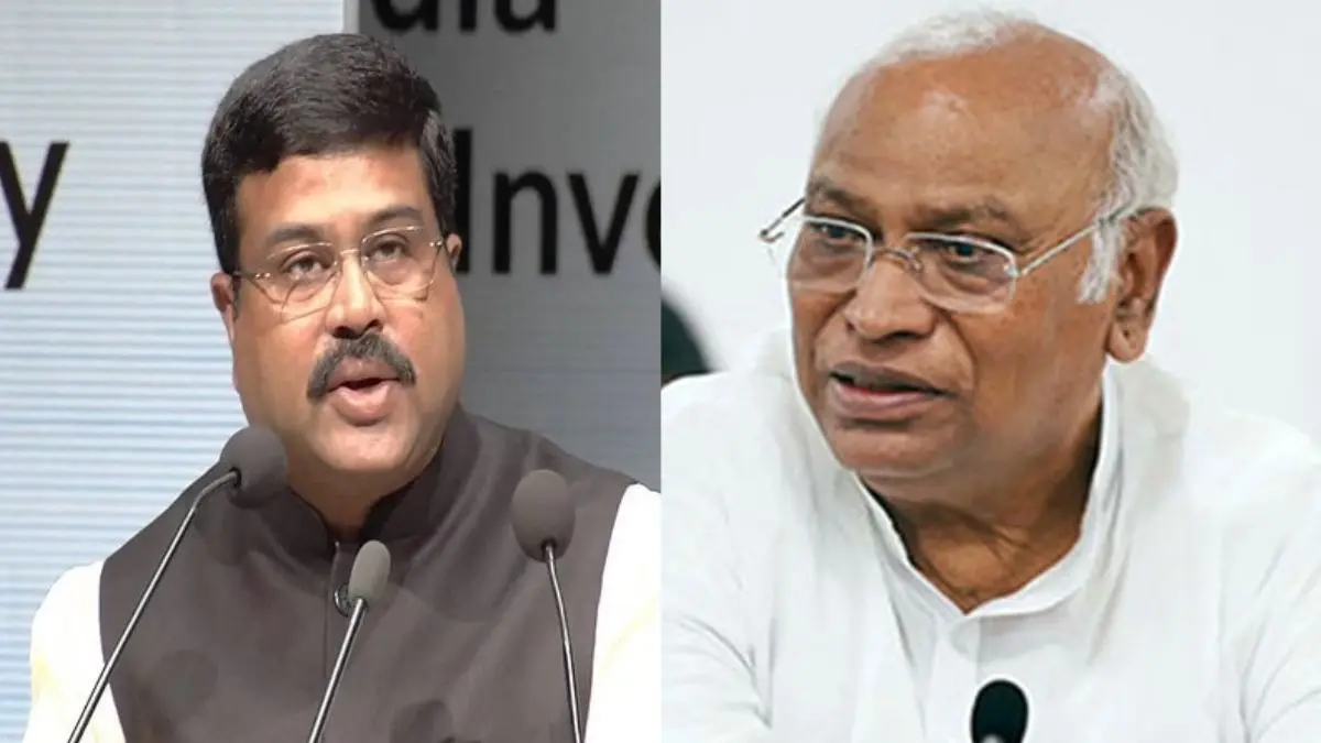 Dharmendra Pradhan sharp attack on Kharge statement