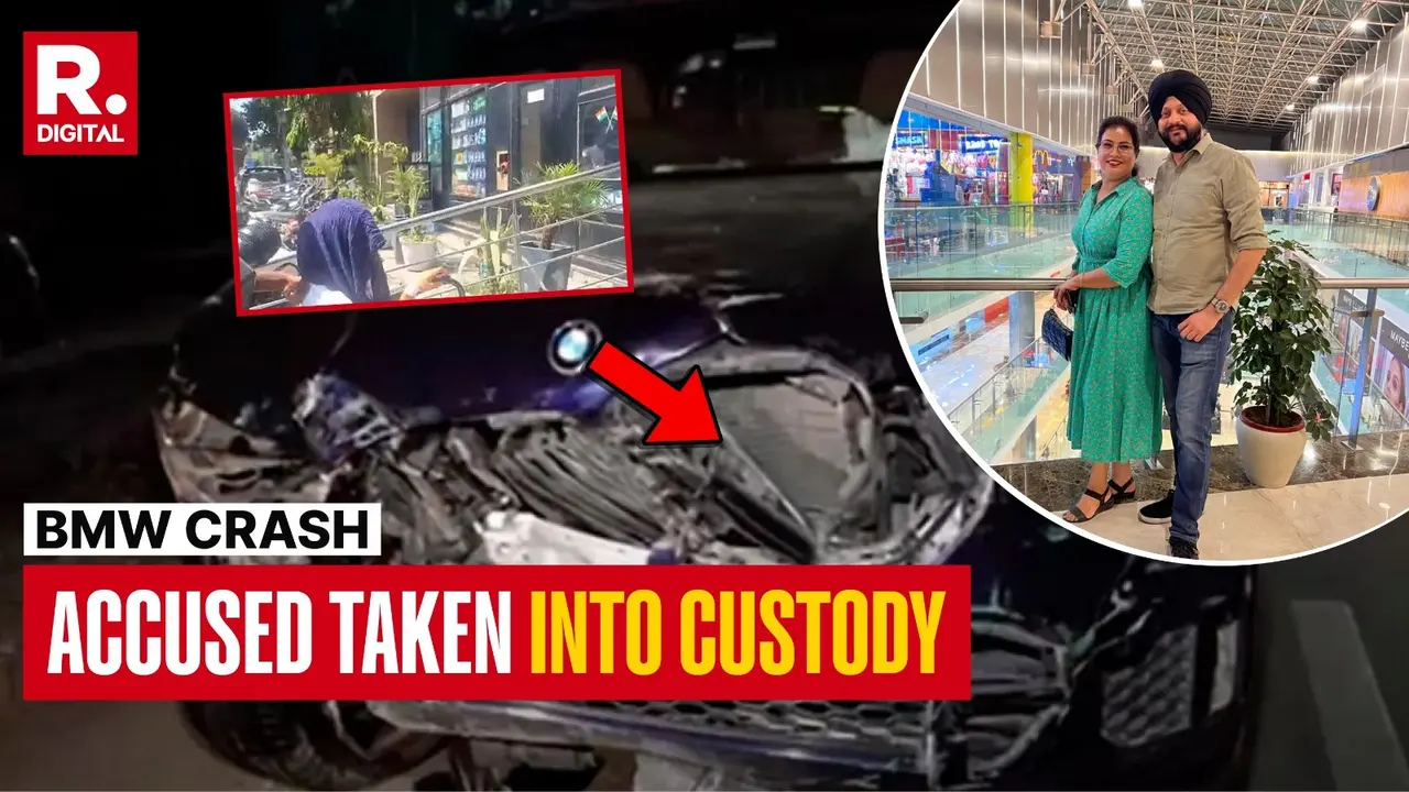 Dhaula Kuan Accident Case: Accused Woman Driver of BMW That Killed Finance Ministry Official Arrested Dhaula Kuan BMW Accident Case: Accused Driver Gaganpreet Taken Into Police Custody