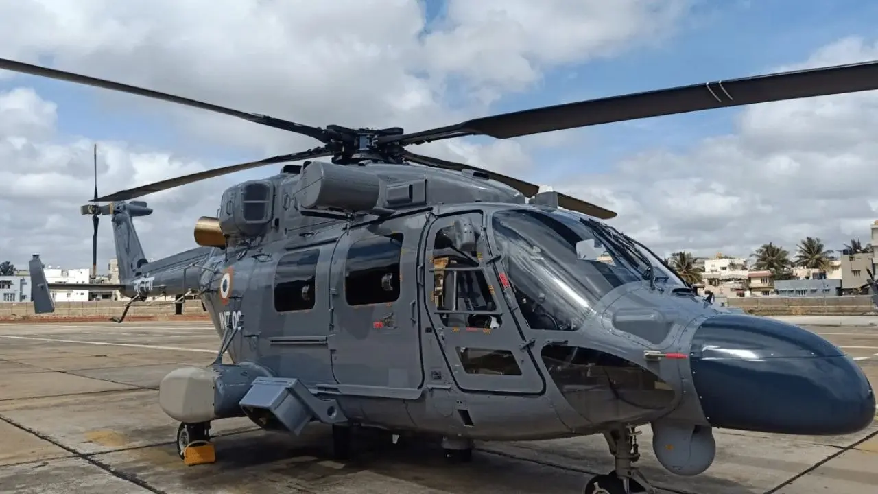 Dhruv helicopter