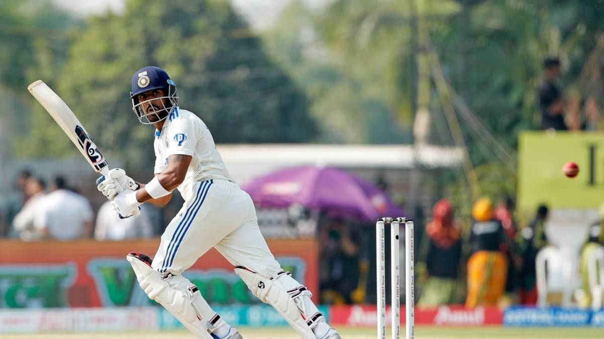 Dhruv Jurel in action