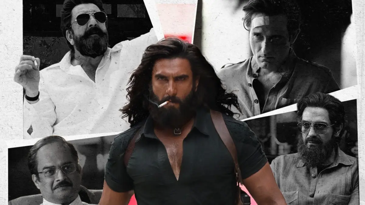 Dhurandhar stars Ranveer Singh, Akshaye Khanna, Arjun Rampal, Sanjay Dutt and Madhavan