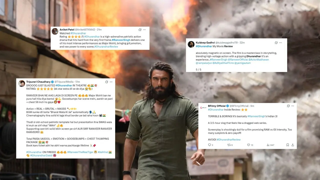 Dhurandhar stars Ranveer Singh as an Indian secret agent who dismantles a terrorist network in Pakistan