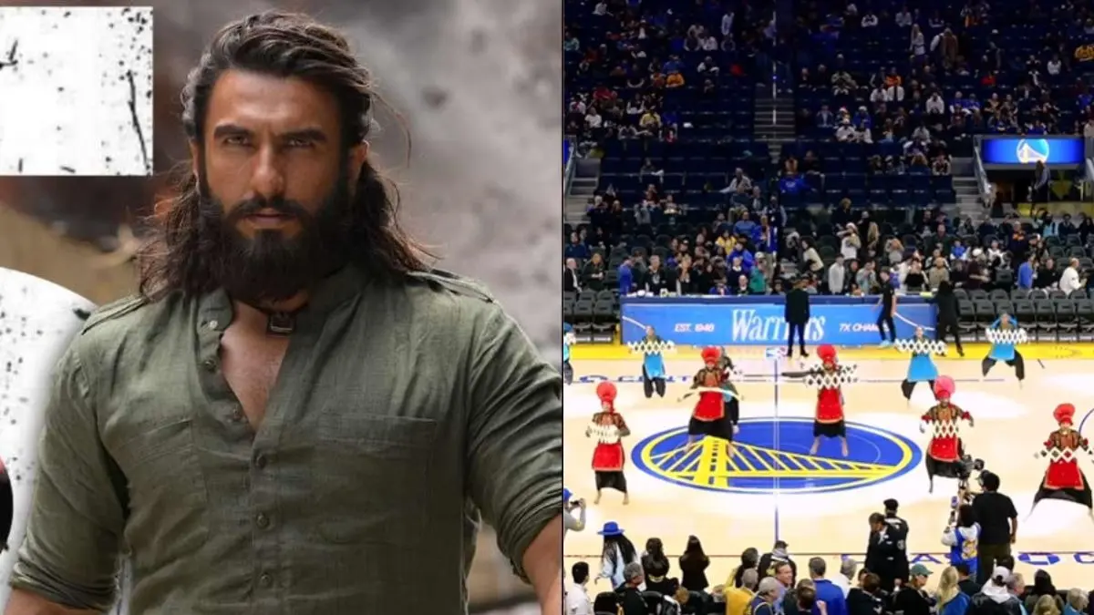 dhurandhar-title-song-bhangra dance-performance-at-nba-game-san-francisco