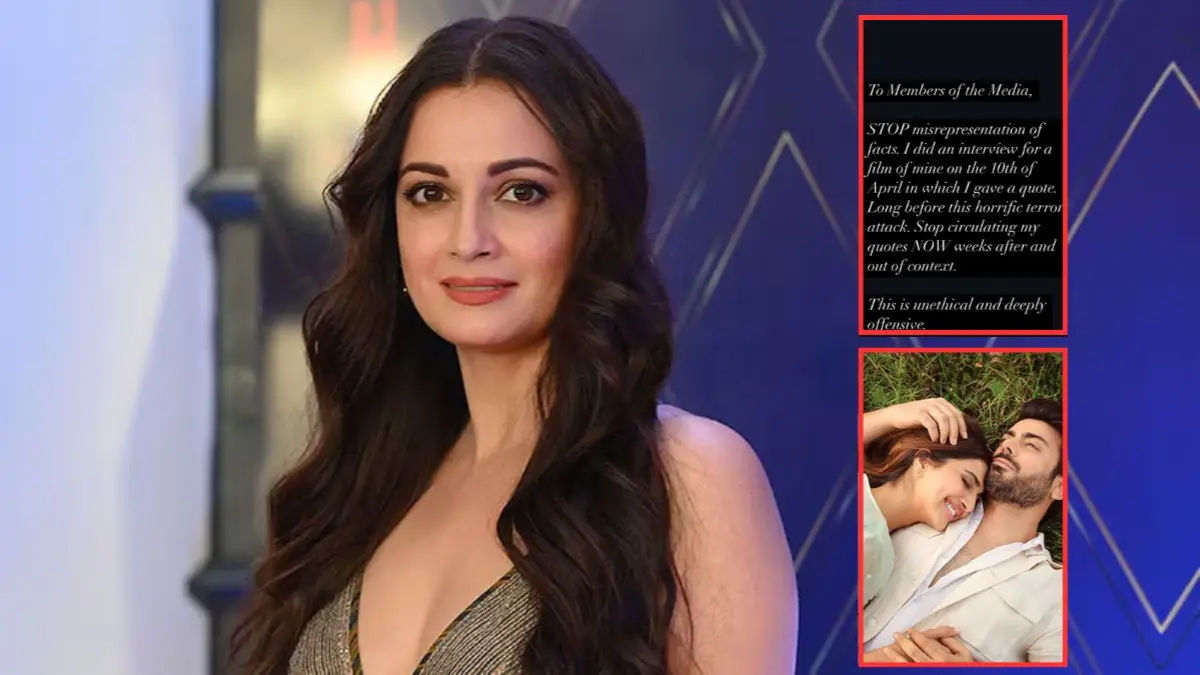Dia Mirza reacts to supporting Fawad Khan