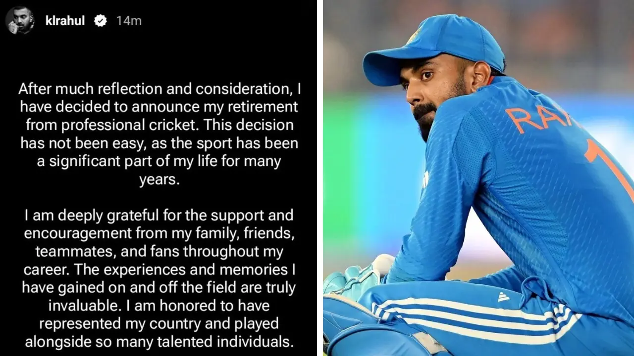 Did KL Rahul announce retirement? Viral post by KL Rahul has everyone intrigued but here's the truth Did KL Rahul announce retirement?