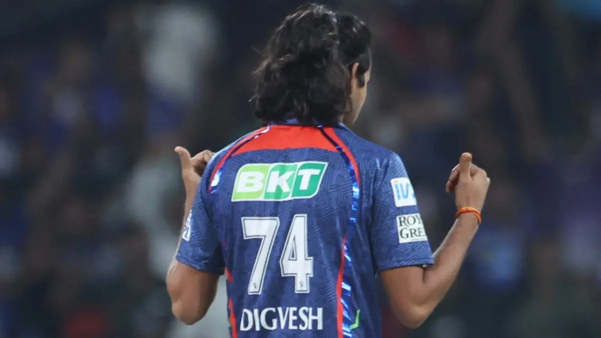 IPL 2025: Despite Two-Wicket Haul, LSG Spinner Digvesh Singh Fined 25 Per Cent Match Fees For Breaching Code of Conduct Digvesh Singh Rathi
