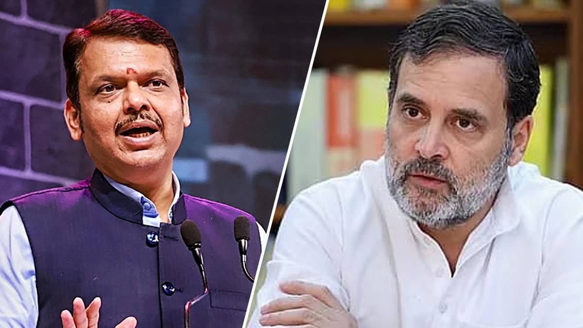 ‘Whose Agenda Is Rahul Gandhi Pursuing?’ Devendra Fadnavis Suggests External Forces At Play After Lok Sabha LoP’s Vote Fraud Allegations