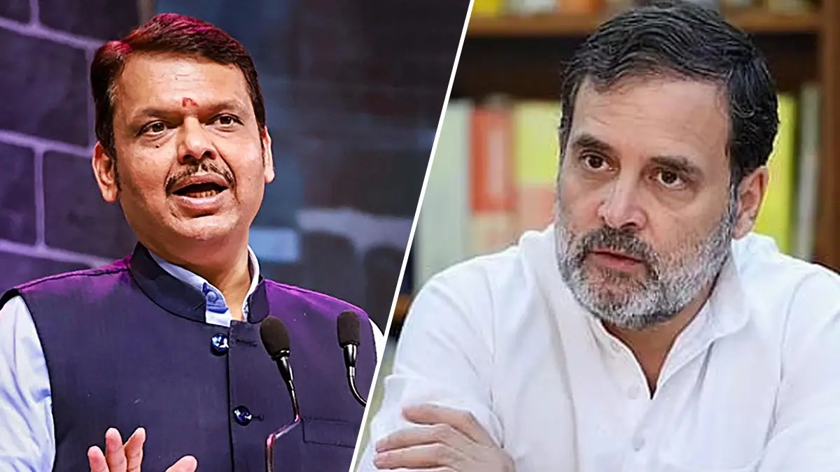 ‘Whose Agenda Is Rahul Gandhi Pursuing?’ Devendra Fadnavis Suggests External Forces At Play After Lok Sabha LoP’s Vote Fraud Allegations
