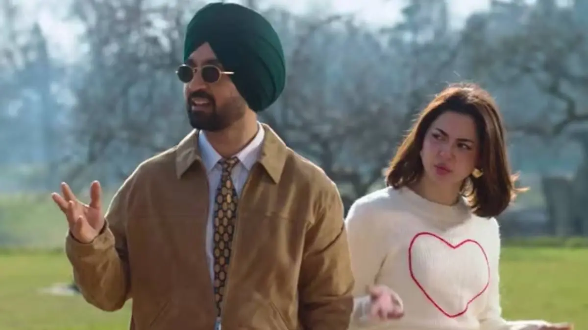Diljit Dosanjh and Hania Aamir