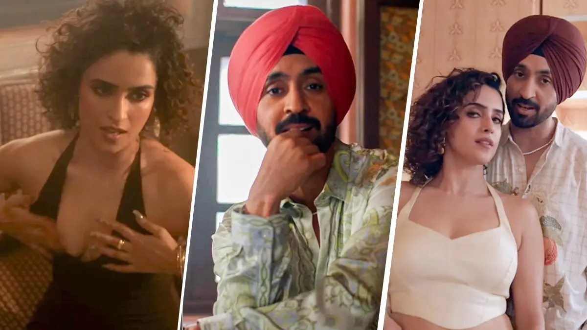 Diljit Dosanjh and Sanya Malhotra in Charmer
