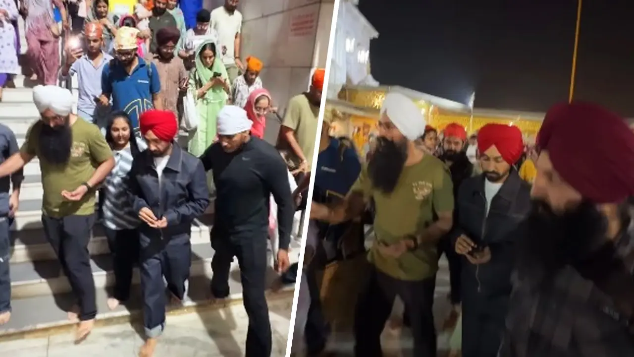 Diljit Dosanjh Begins India Leg Of Dil-luminati Tour By Paying Obeisance At Bangla Sahib In Delhi Diljit Dosanjh at Bangal Sahib Gurudwara