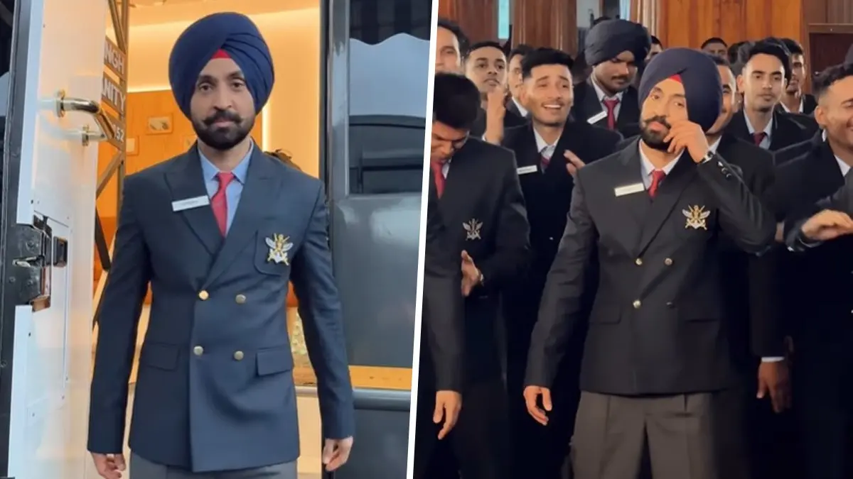 Diljit Dosanjh shares a video from Border 2 set