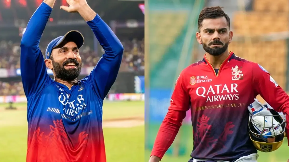 'Consistent For 18 Years': Dinesh Karthik In Awe Of Virat Kohli's Cricketing Genius As Batter Plays 18th IPL Season For RCB Dinesh Karthik and Virat Kohli