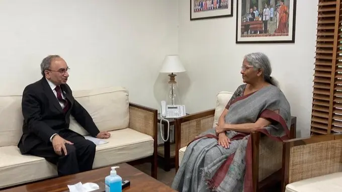 Discouraging retail participation in F&O may boost bank deposits: SBI Chairman Dinesh Kumar Khara with FM Nirmala Sitharaman