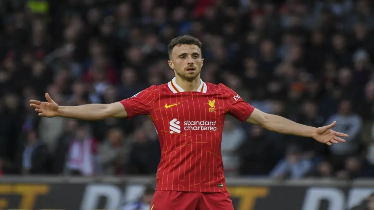 Diogo Jota in action for Liverpool