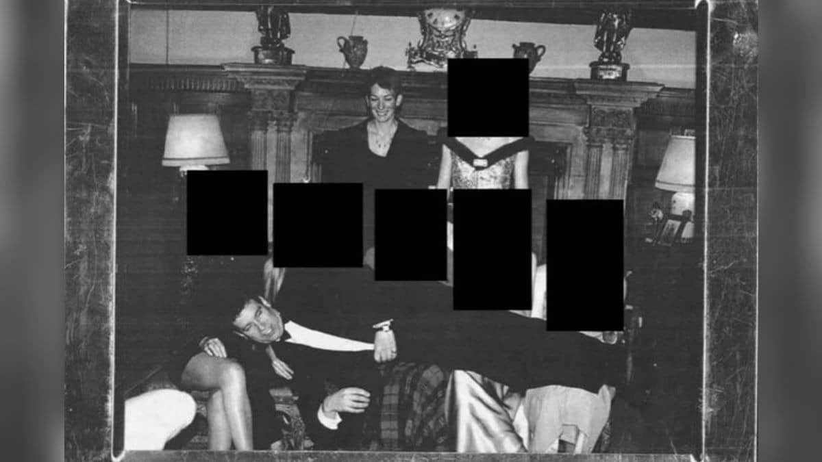 Disgraced Ex-Prince Andrew Pictured Lying On Laps Of 5 Mystery Women As Ghislaine Maxwell Watched On | Epstein Files