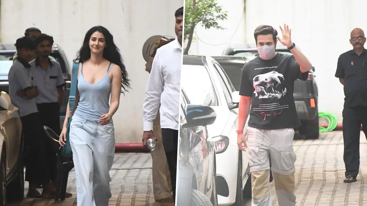 Disha Patani snapped with Emraan Hashmi as they prep for Awarapan 2