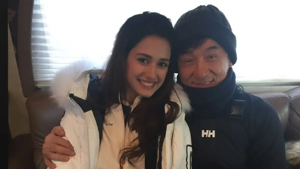 Disha Patani with Jackie Chan