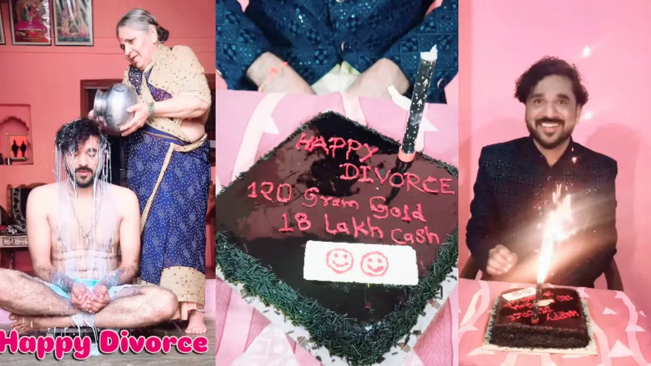 Divorce Celebration Viral Video