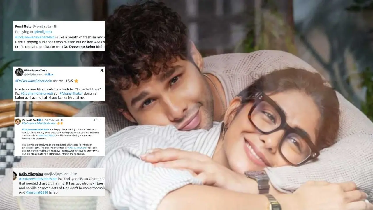 Do Deewani Seher Mein X Review: Mrunal Thakur-Siddhant Chaturvedi’s Film Brings Back Basu Chatterjee-Style Romance Do Deewani Seher Mein X Review: Mrunal Thakur-Siddhant Chaturvedi’s Film Brings Back Basu Chatterjee-Style Romance