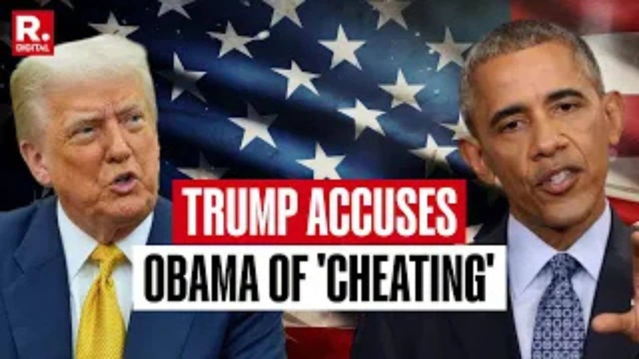 Trump Accuses Obama, Biden, and Clinton of Election Fraud