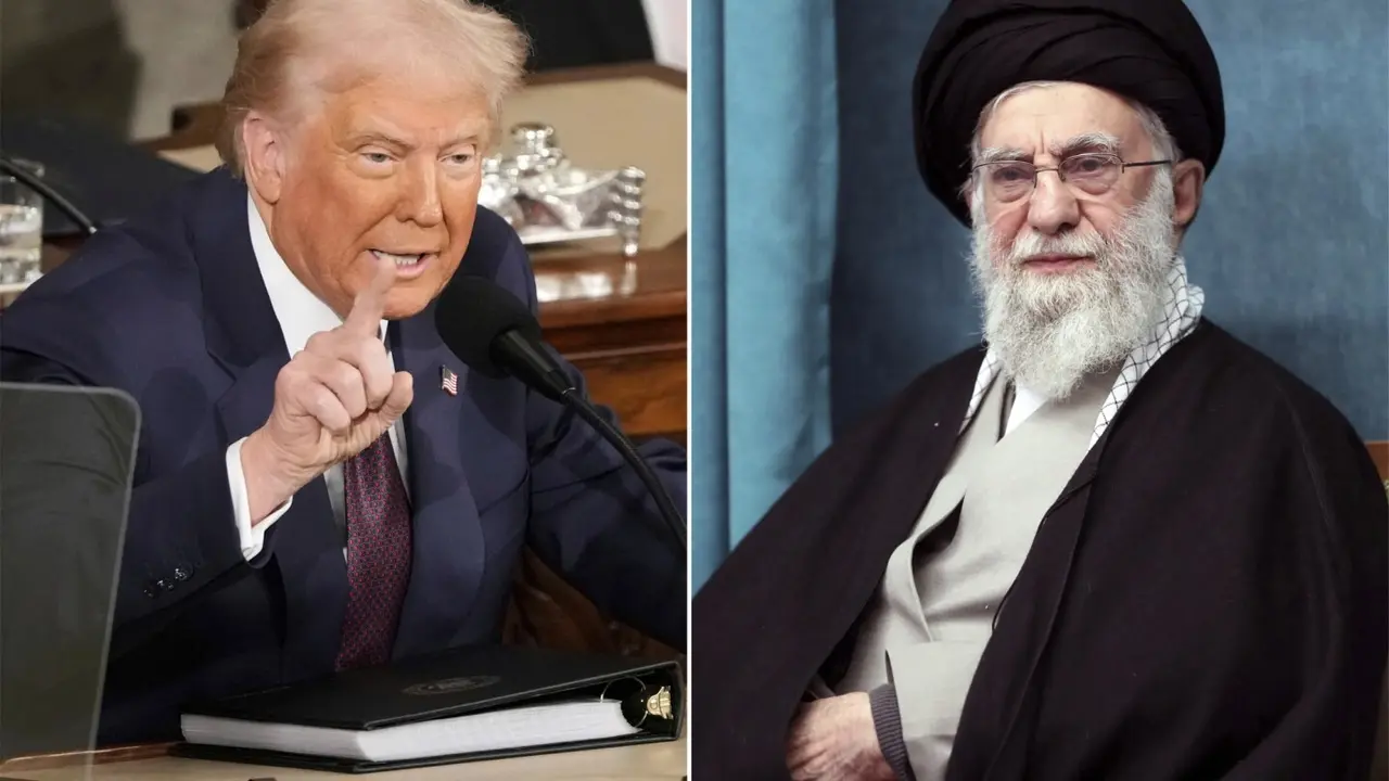 Donald Trump and Ayatollah Khamenei