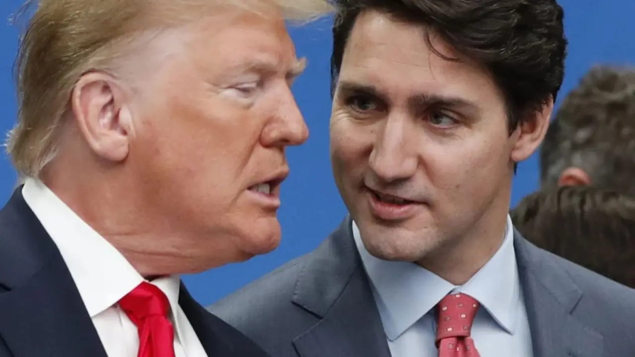 Donald Trump and Justin Trudeau
