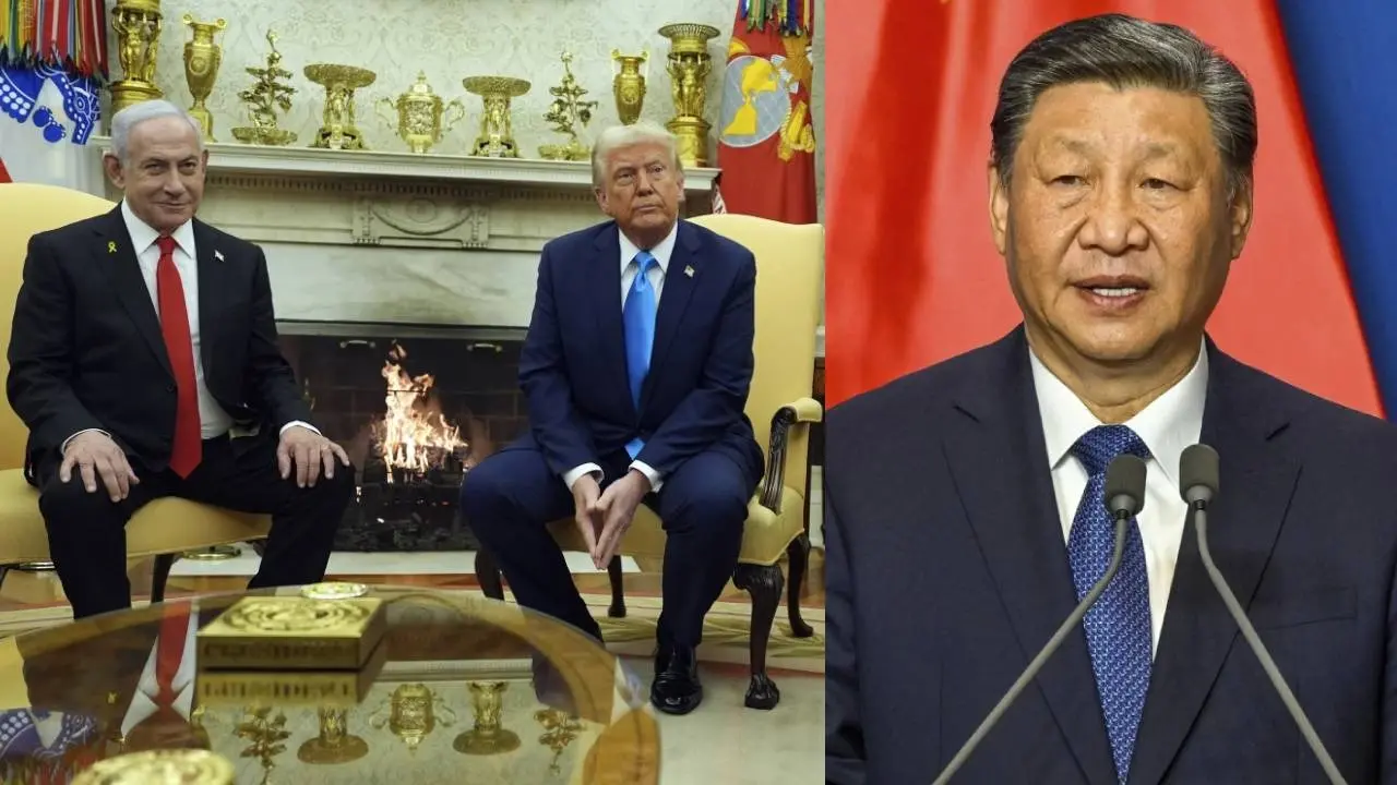 Donald Trump Benjamin Netanyahu and Xi Jinping