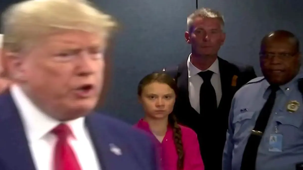 Donald Trump called Greta Thunberg a "troublemaker" and expressed surprise that she's "so angry" for a young person. He also suggests she should see a doctor for her anger management issues.