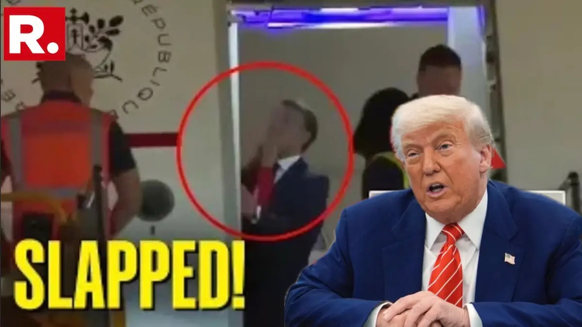 Donald Trump, Emmanuel Macron Slap controversy