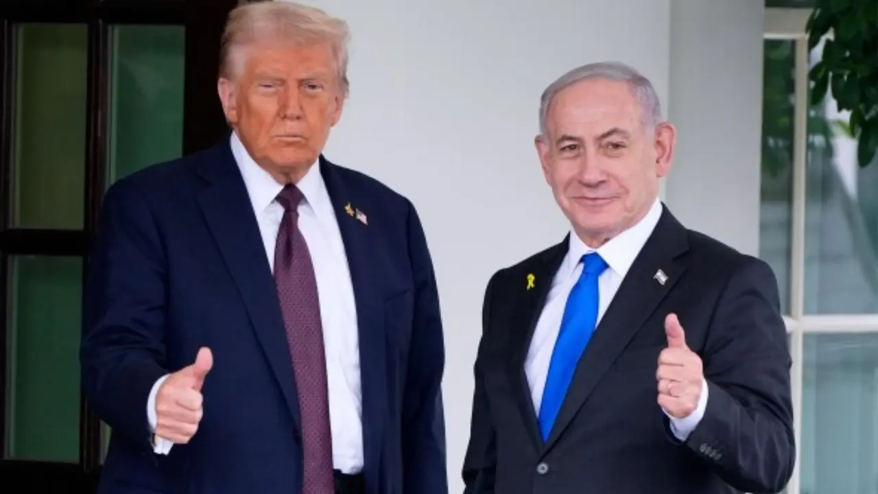 donald trump gaza peace plan with netanyahu gives warning to hamas in 20 proposal